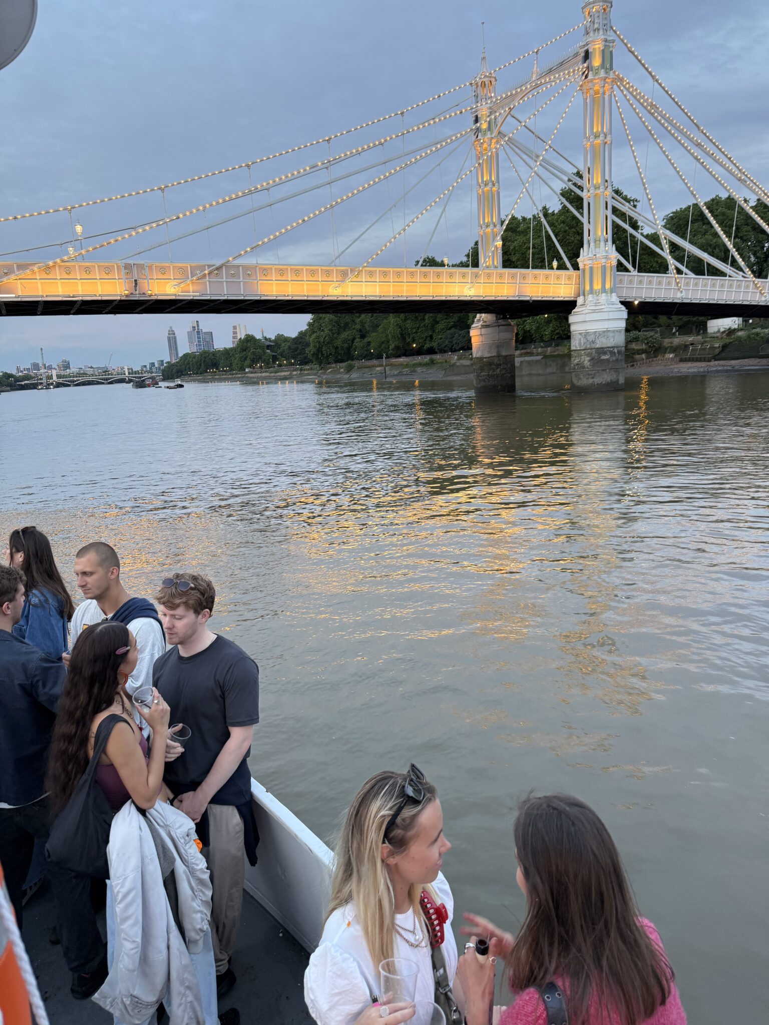 Corporate thames boat party
