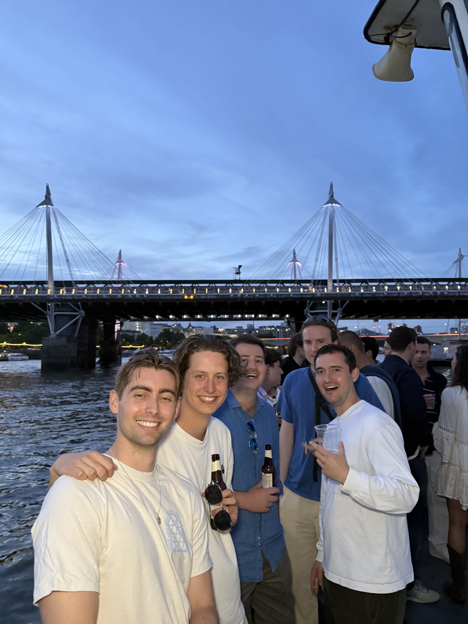 Corporate party THames boat