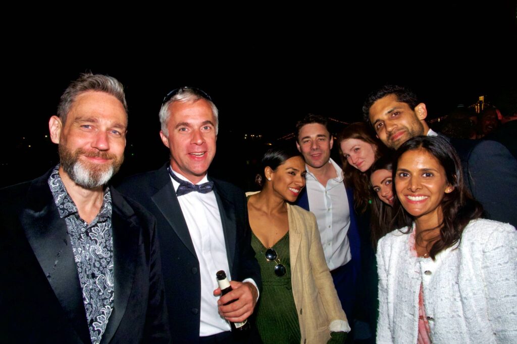 Corporate party on the river THames