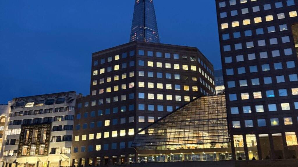 City Hall and The Shard Night Thames Cruise