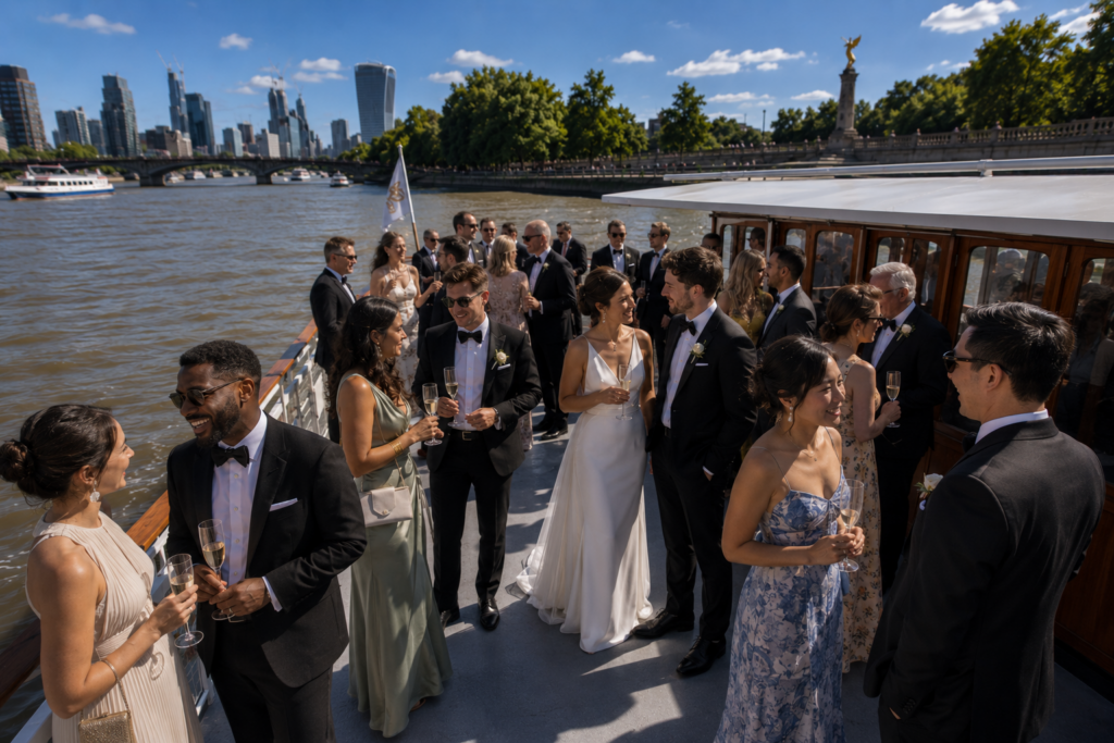 Wedding Celebration on the Thames